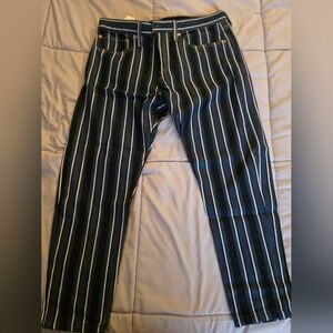 NEW ! Men's Levi's 512 Slim Taper Striped Jeans